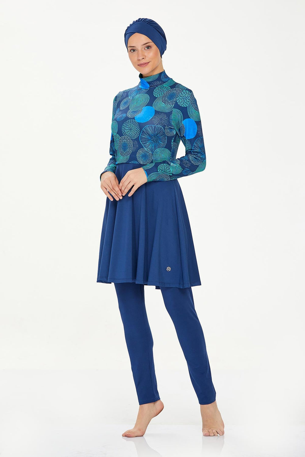 Maresiva Burkini Swimsui-8213  Voile