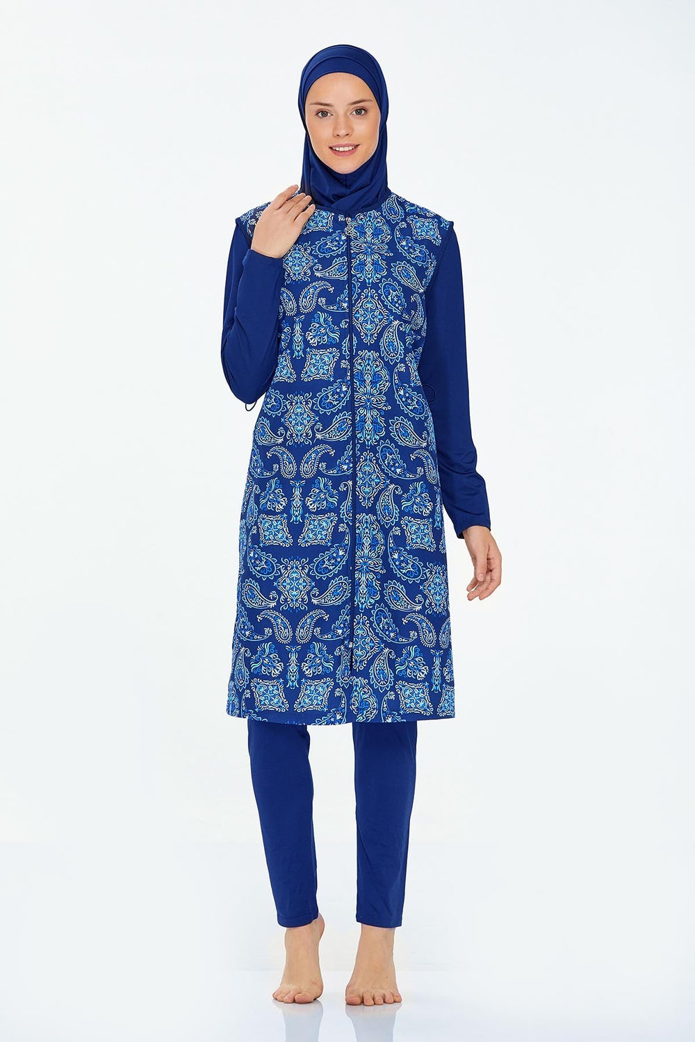 Maresiva Burkini Swimsui-8242  Voile