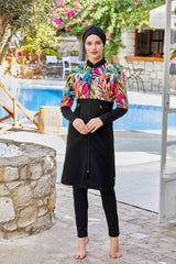 Maresiva Burkini Swimsui-8262  Voile