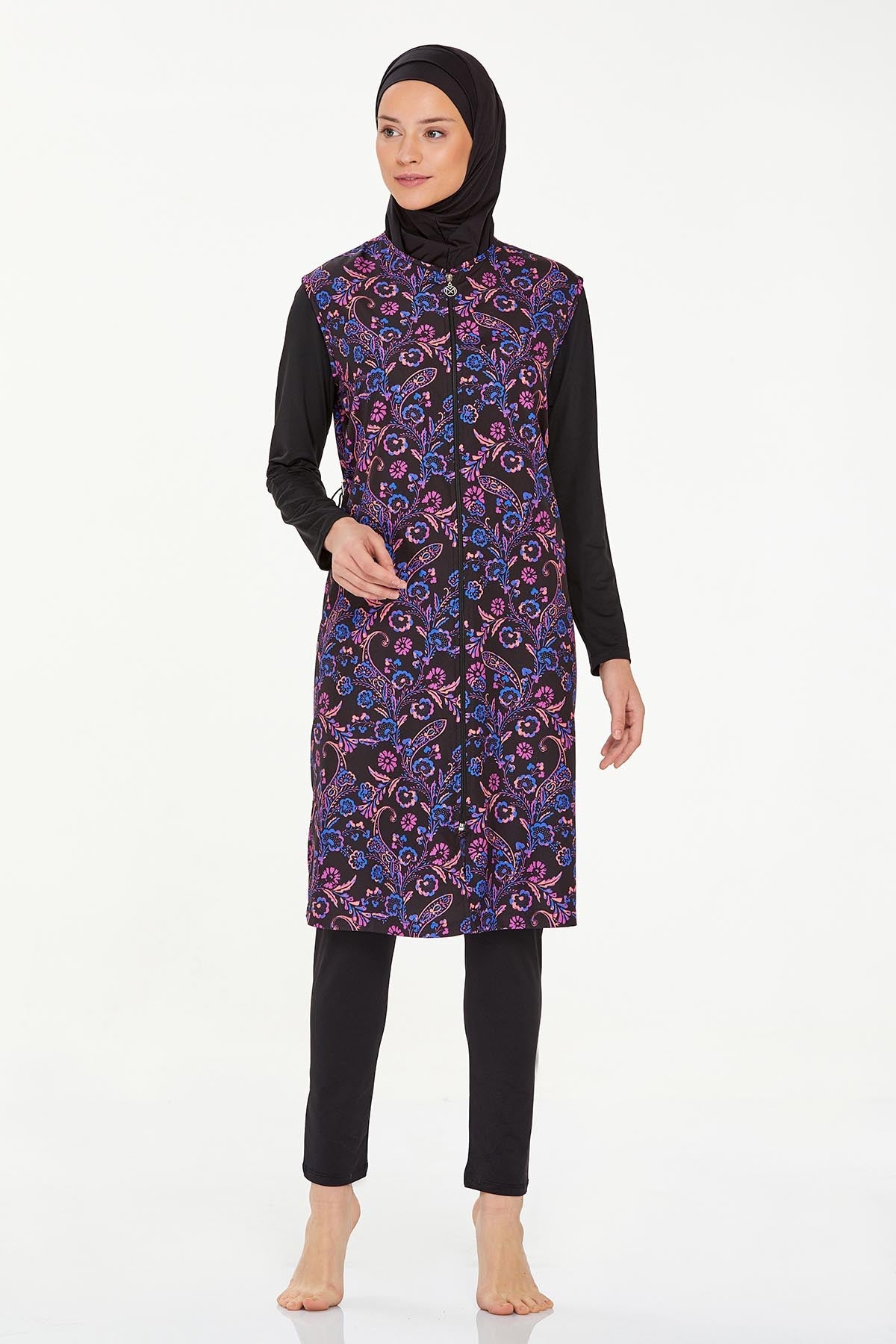 Maresiva Burkini Swimsui-8243-B  Voile