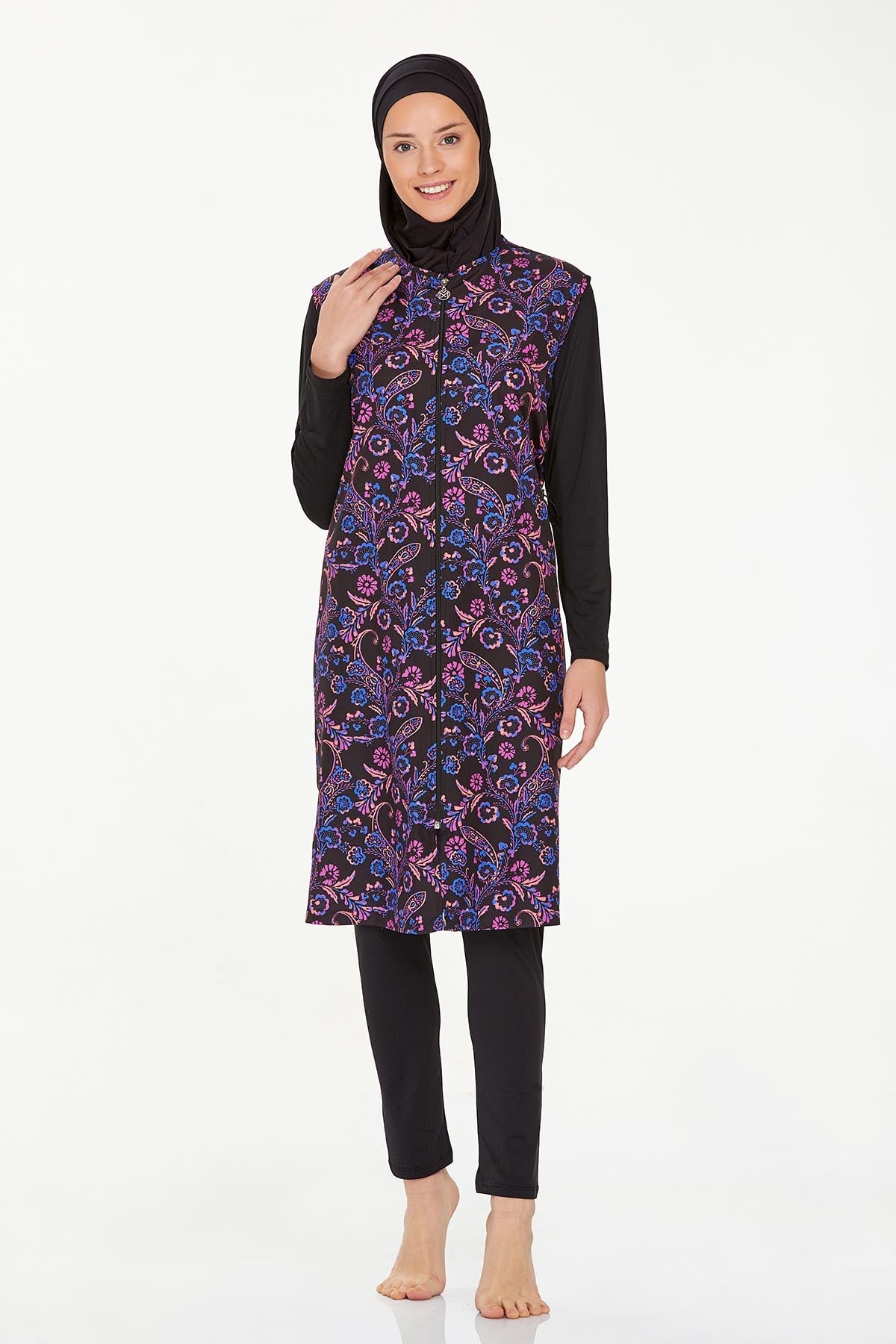 Maresiva Burkini Swimsui-8243-B  Voile