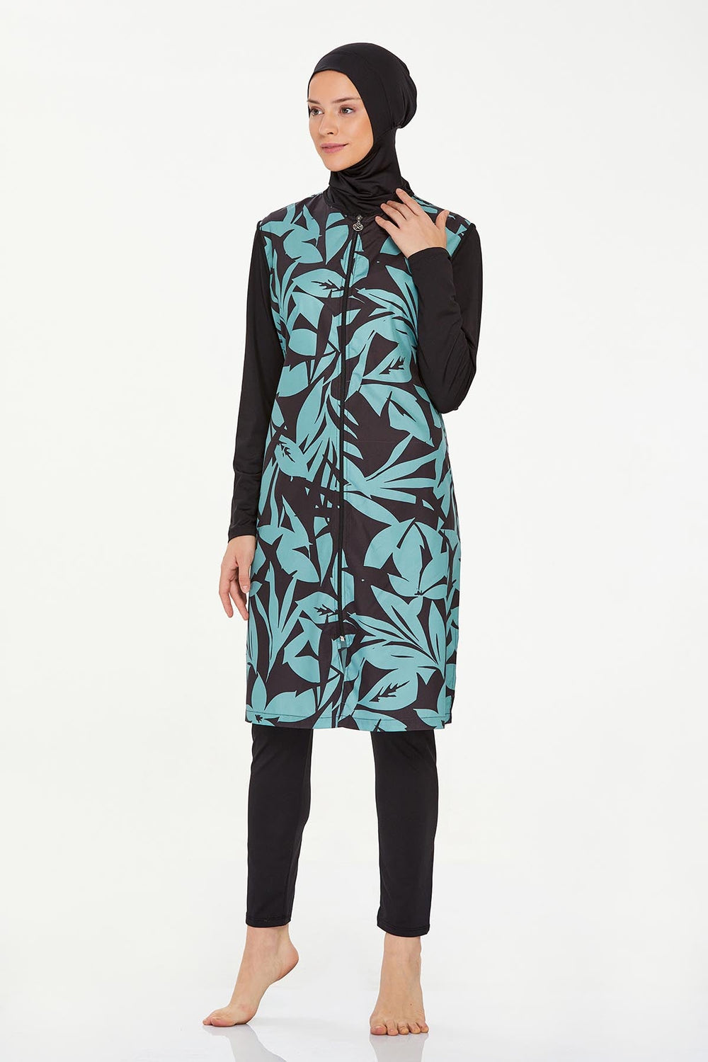 Maresiva Burkini Swimsui-8252-B  Voile