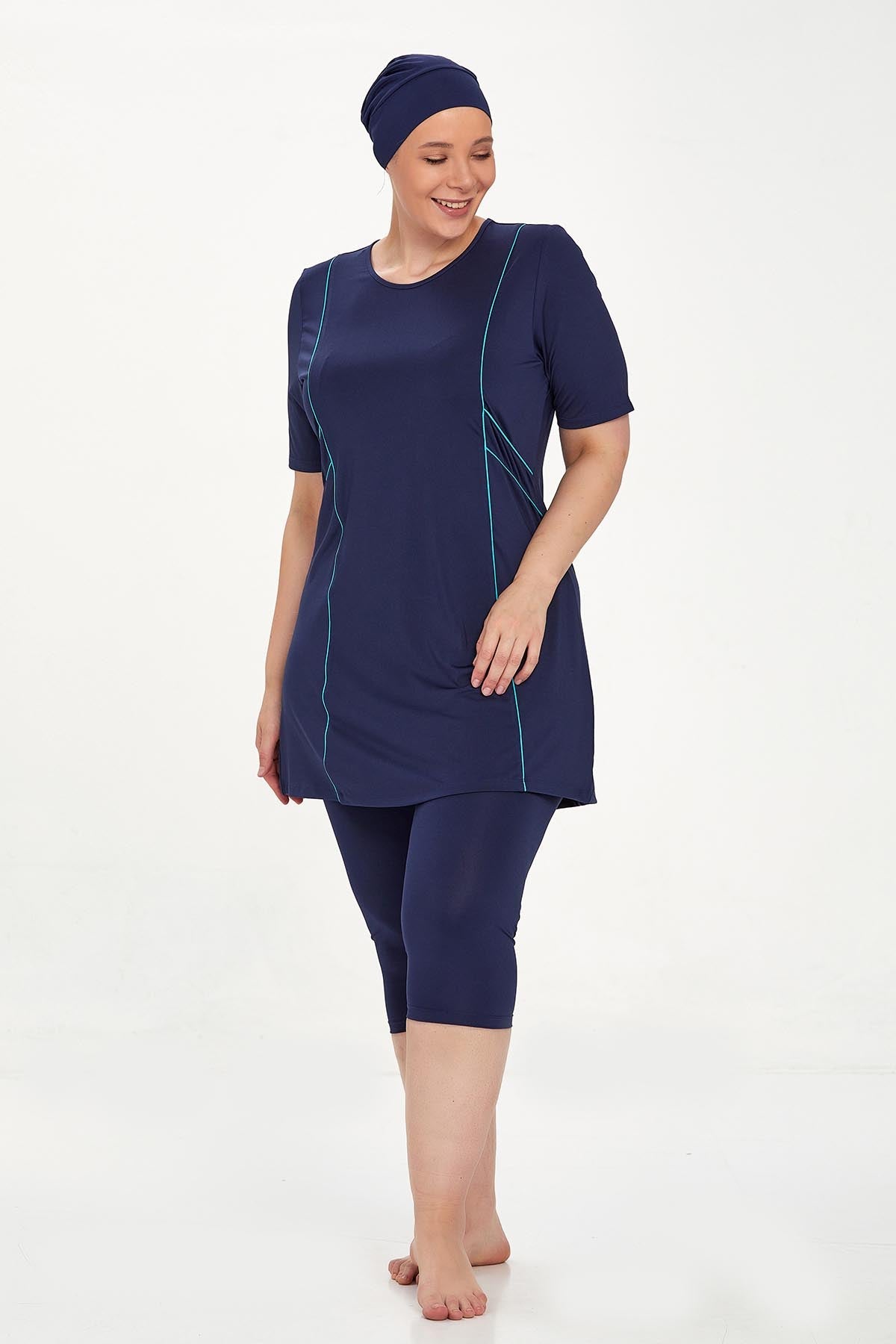 Maresiva Burkini Swimsui-8322-B  Voile
