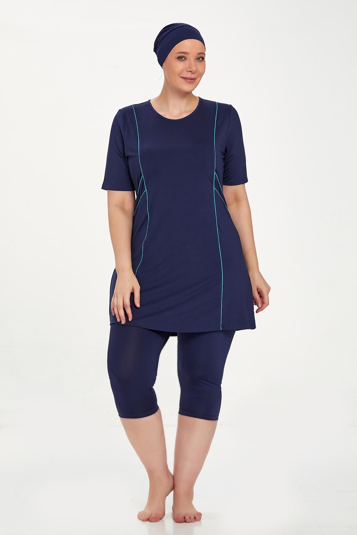 Maresiva Burkini Swimsui-8322-B  Voile