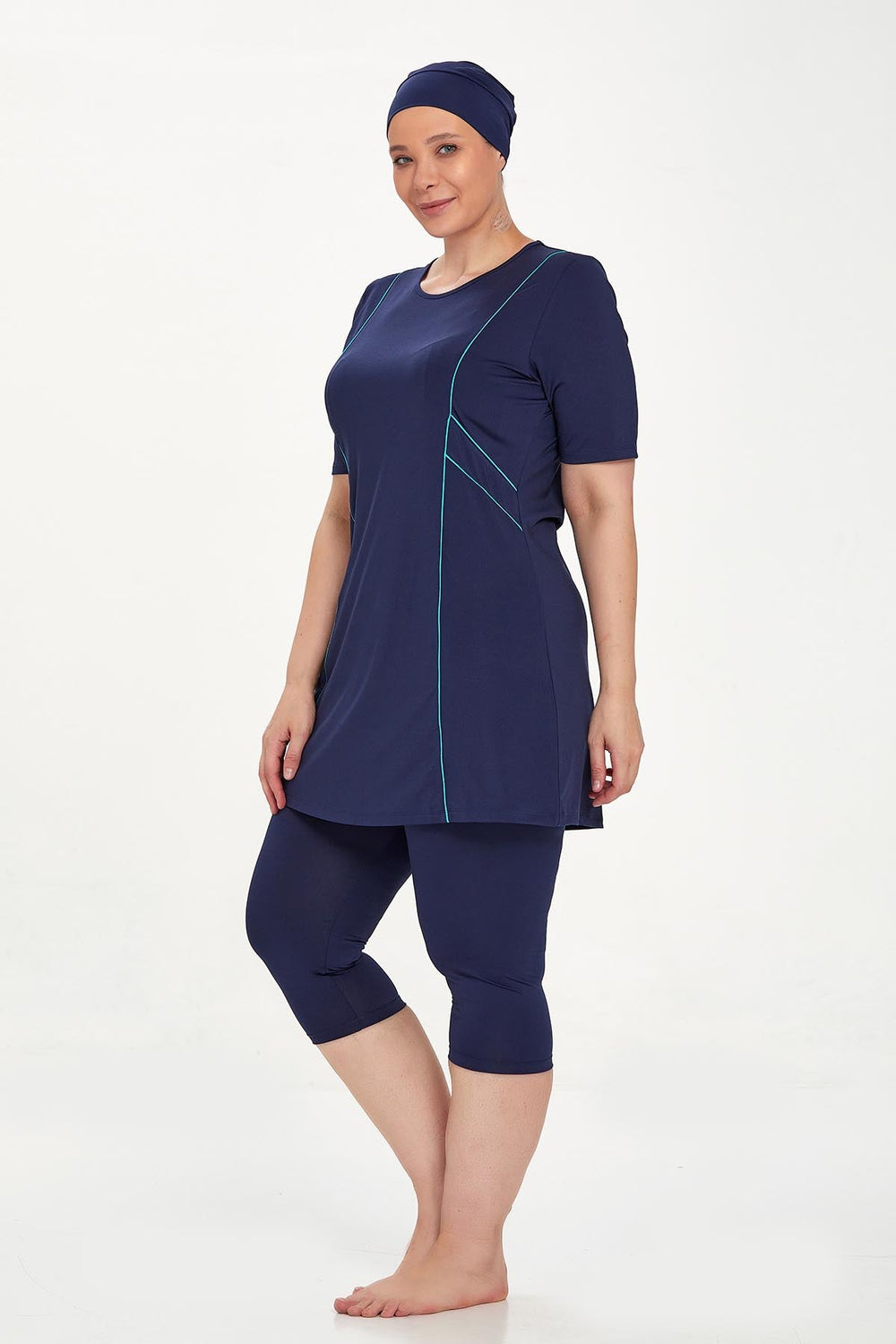 Maresiva Burkini Swimsui-8322-B  Voile