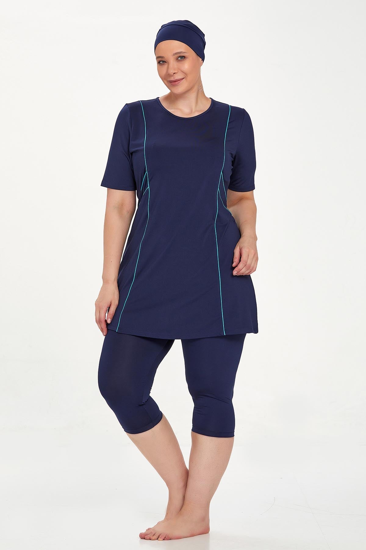 Maresiva Burkini Swimsui-8322-B  Voile