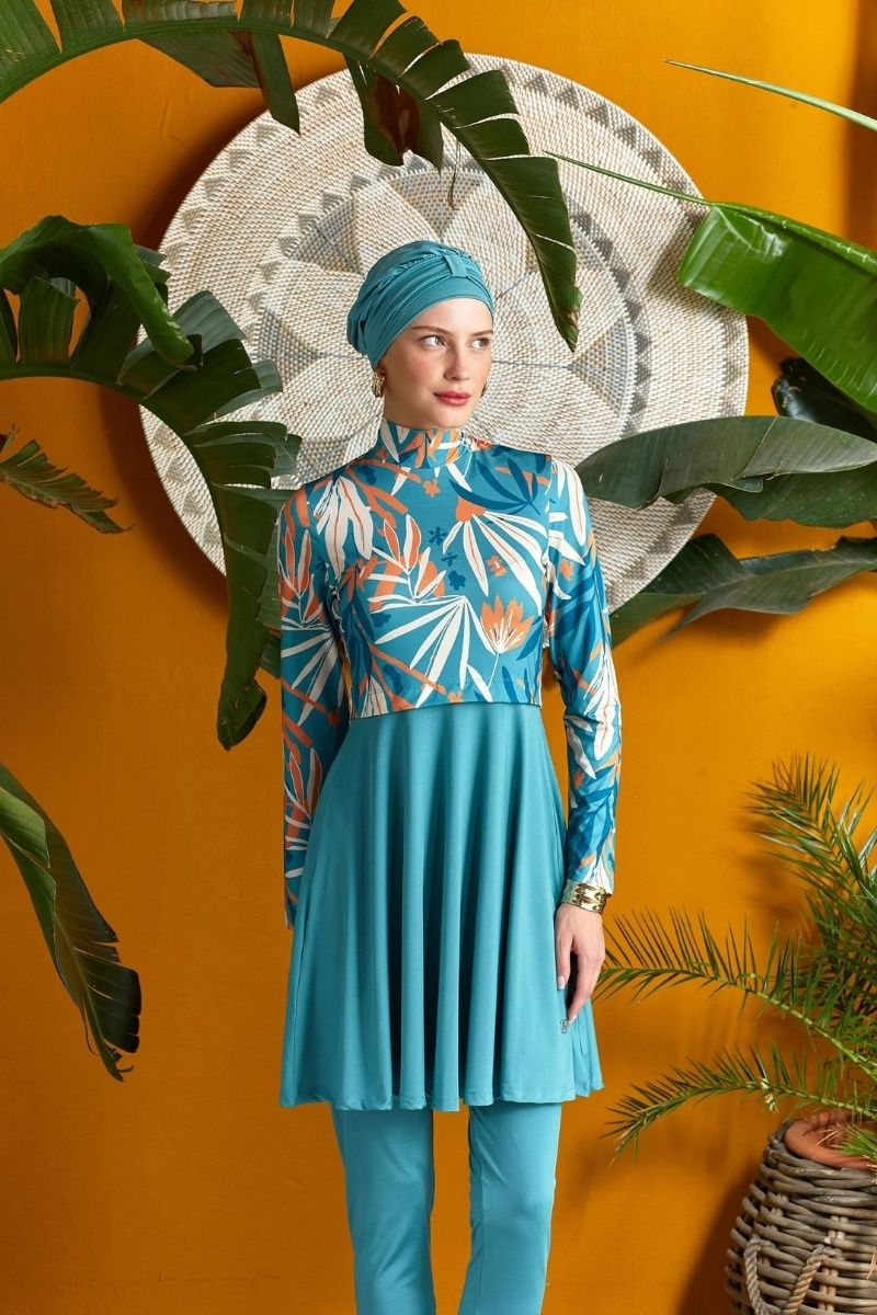 Maresiva Burkini Swimsuit  Voile