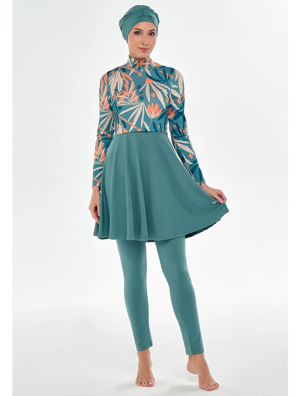 Maresiva Burkini Swimsuit 2105  Voile