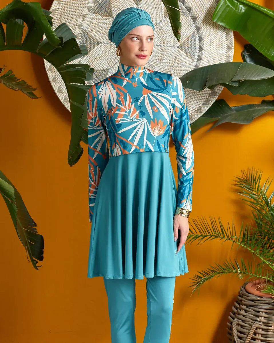 Maresiva Burkini Swimsuit 2105  Voile
