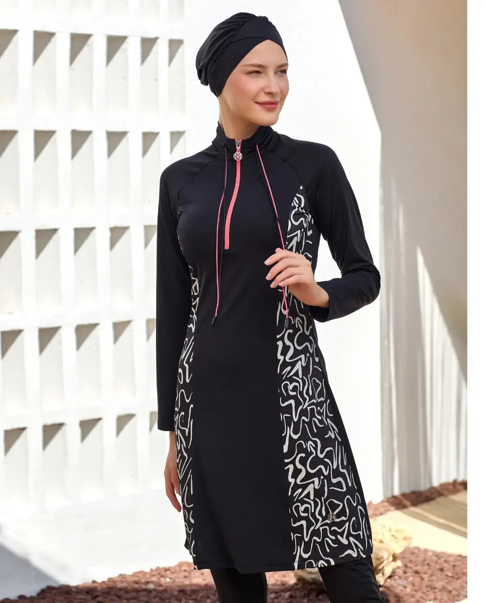 Maresiva Burkini Swimsuit 2108  Voile