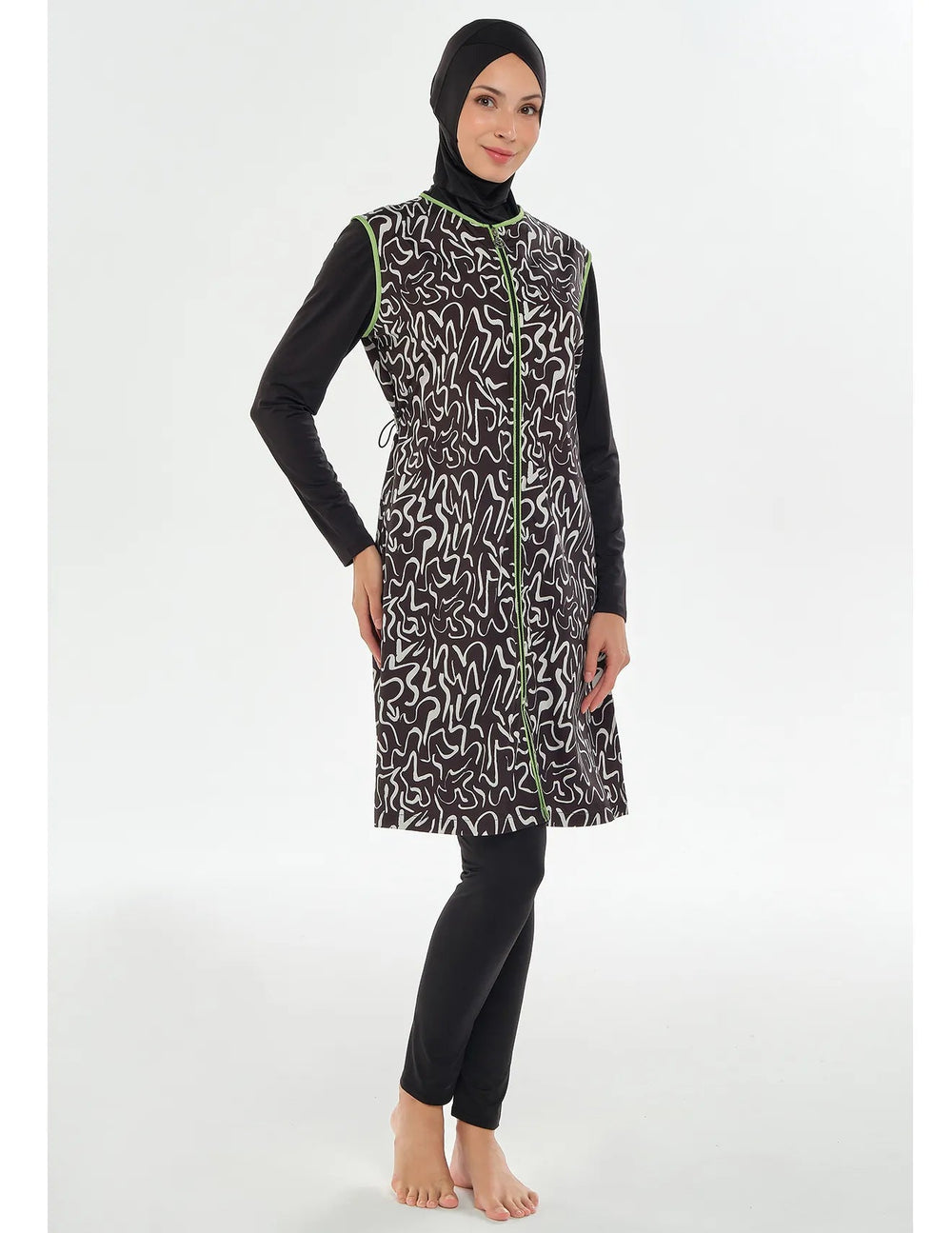 Maresiva Burkini Swimsuit 2305  Voile