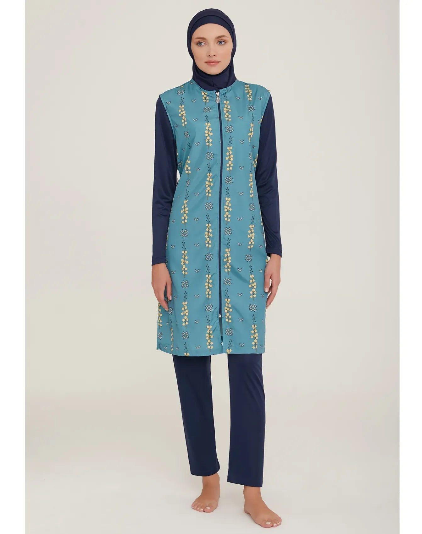 Rozamay Burkini Swimsuit 0938  Voile