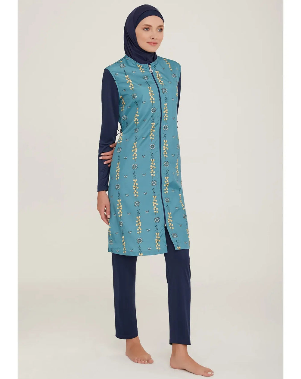 Rozamay Burkini Swimsuit 0938  Voile