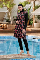 Rozamay Burkini Swimsuit 9037  Voile