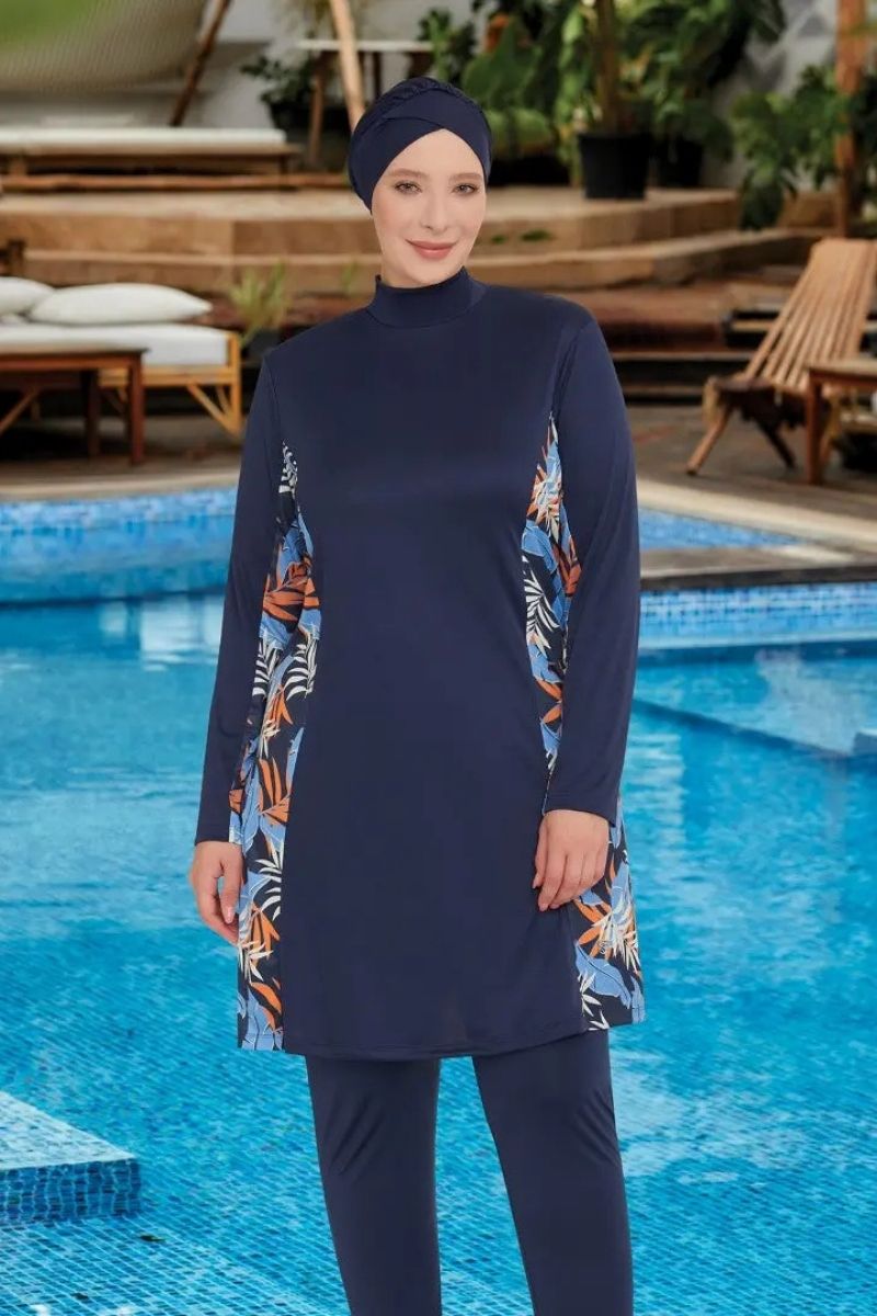 Rozamay Burkini Swimsuit-9106  Voile