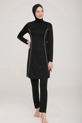Rozamay Burkini Swimsuit-9021-B  Voile