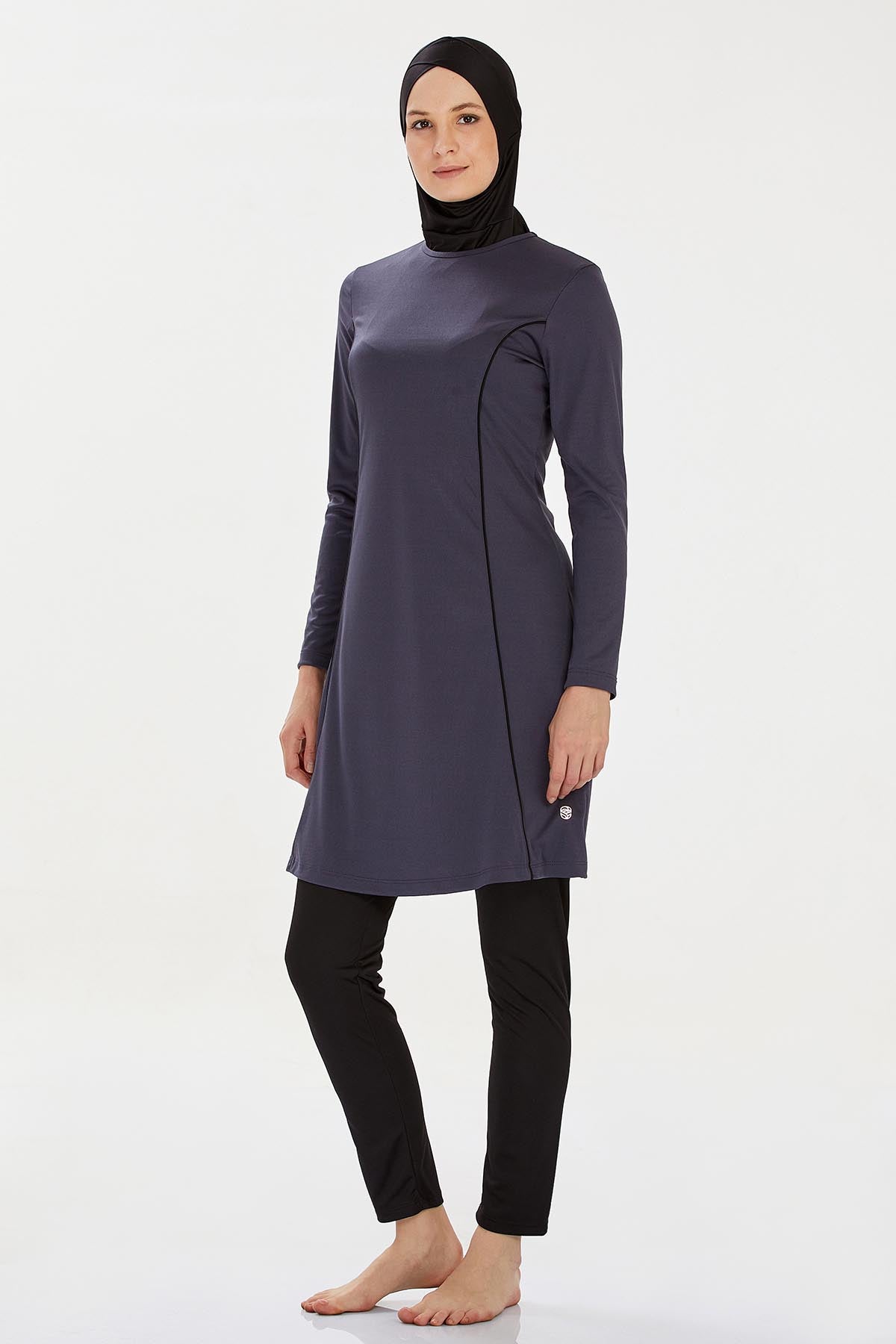 Rozamay Burkini Swimsuit-9021-B  Voile