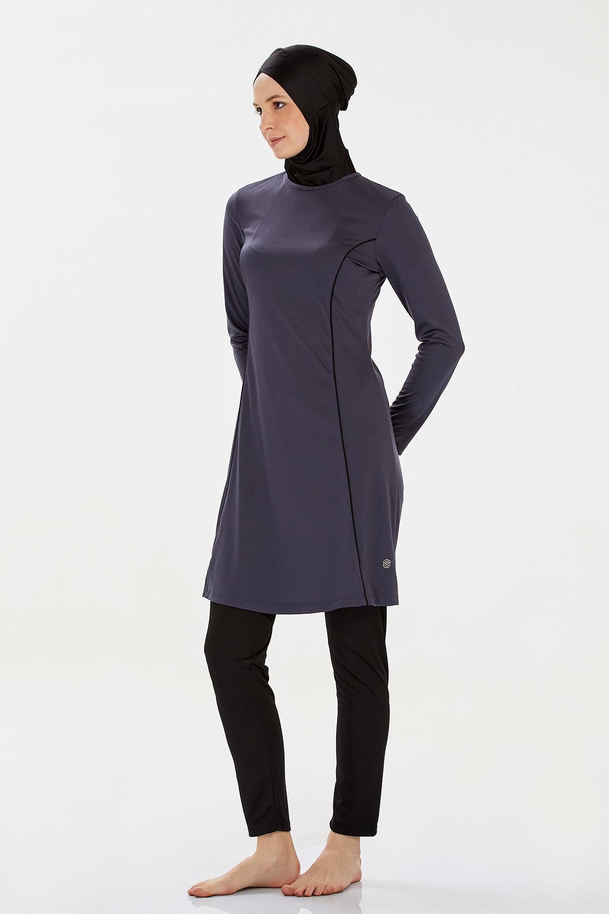 Rozamay Burkini Swimsuit-9021-B  Voile