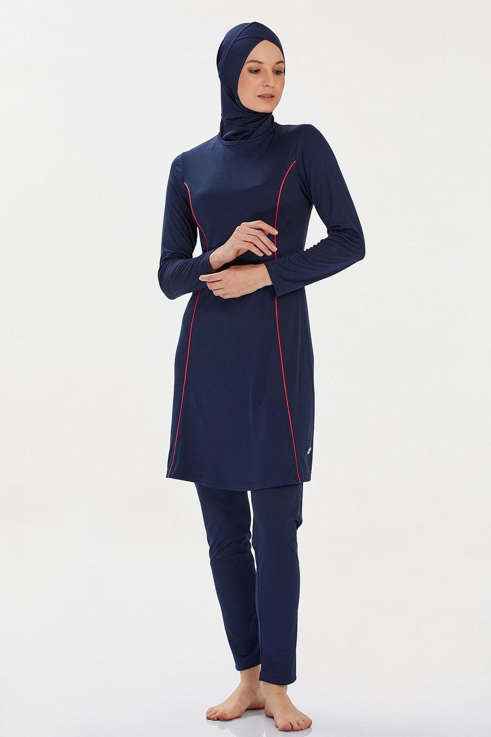 Rozamay Burkini Swimsuit-9021-B  Voile