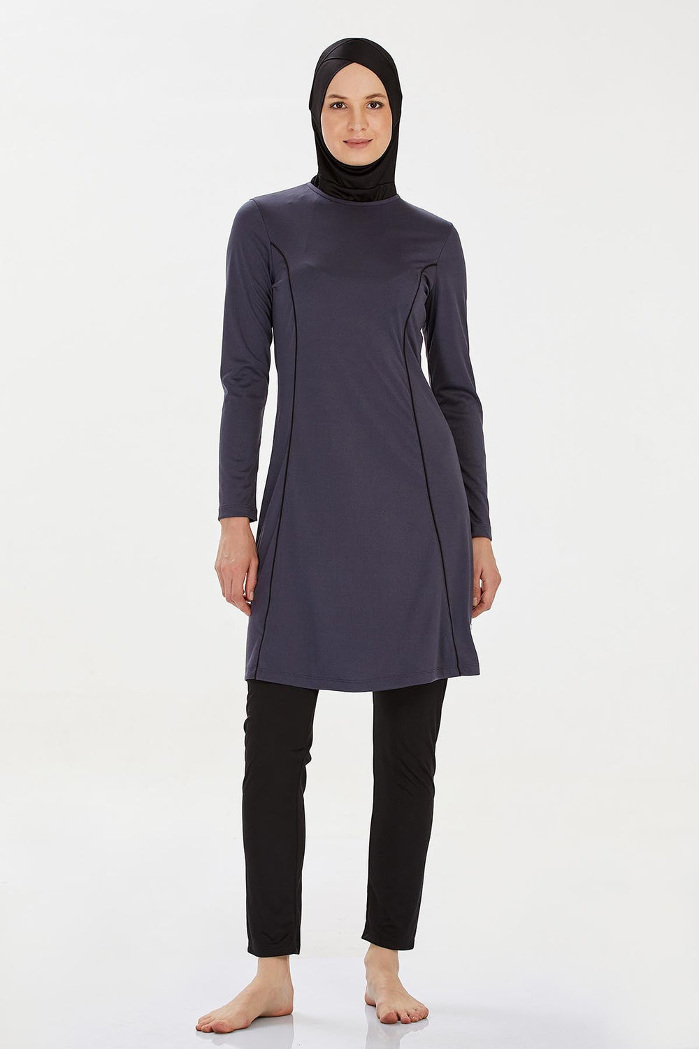 Rozamay Burkini Swimsuit-9021-B  Voile
