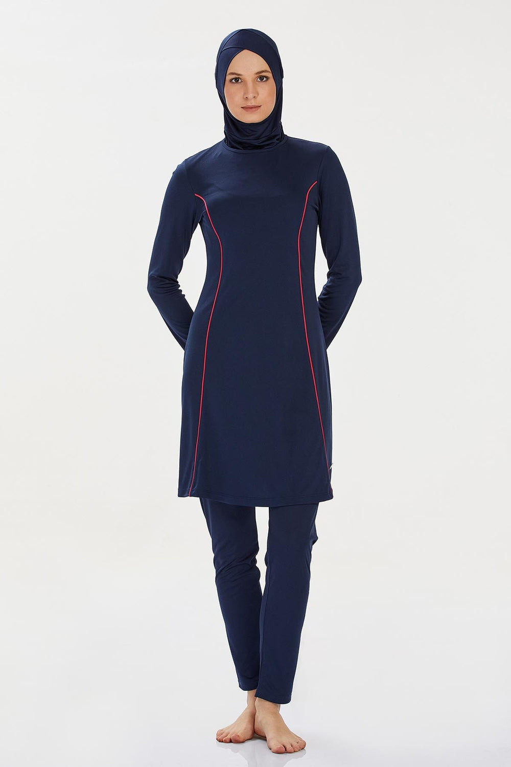 Rozamay Burkini Swimsuit-9021-B  Voile