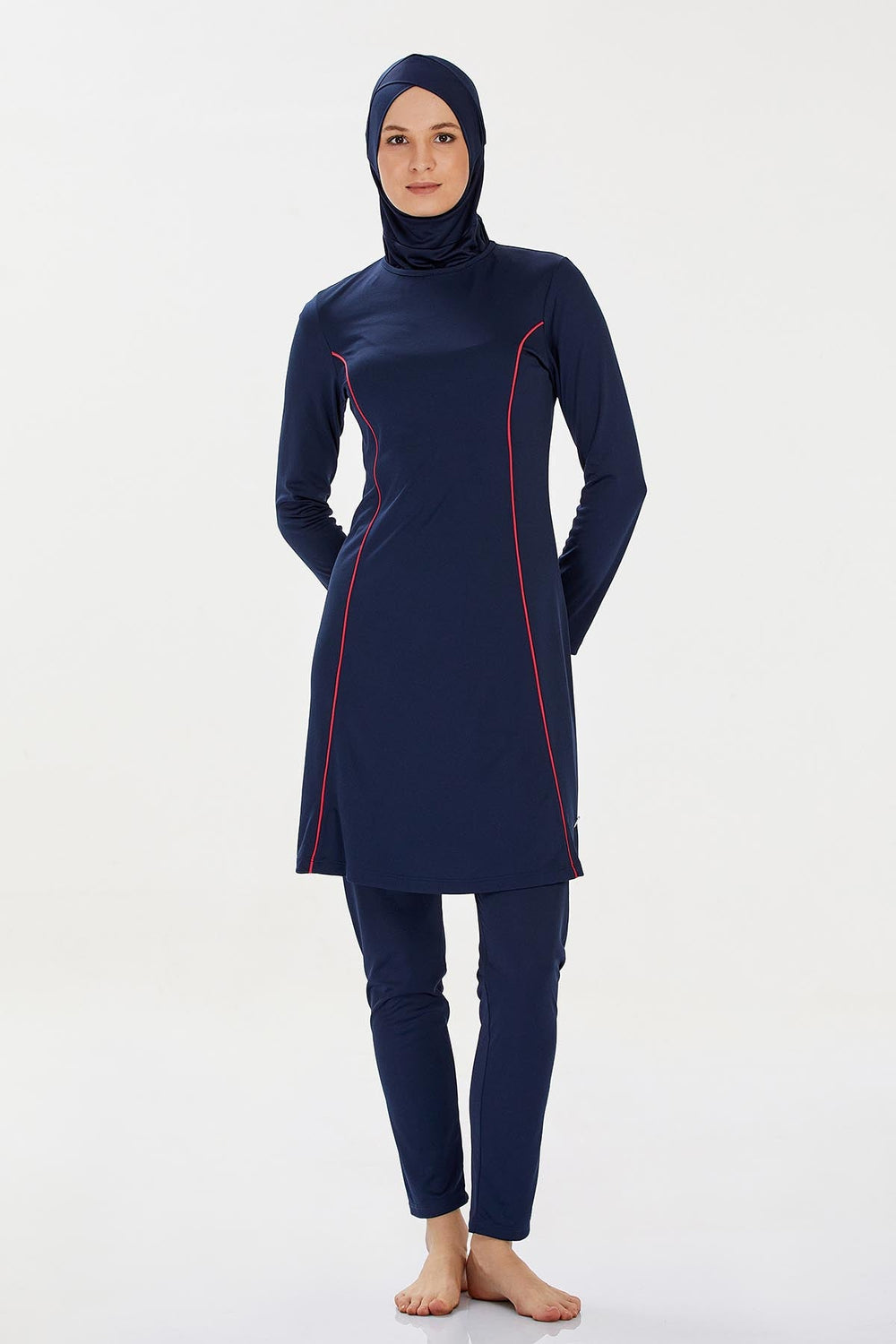 Rozamay Burkini Swimsuit-9021-B  Voile