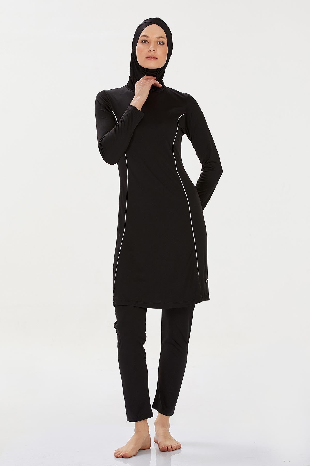 Rozamay Burkini Swimsuit-9021-B  Voile