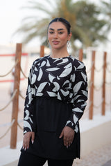 Rozamay Burkini Swimsuit-E021  Voile