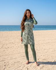 Rozamay Burkini Swimsuit-E018  Voile