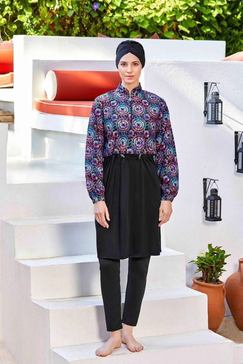 Rozamay Burkini Swimsuit 9286  Voile