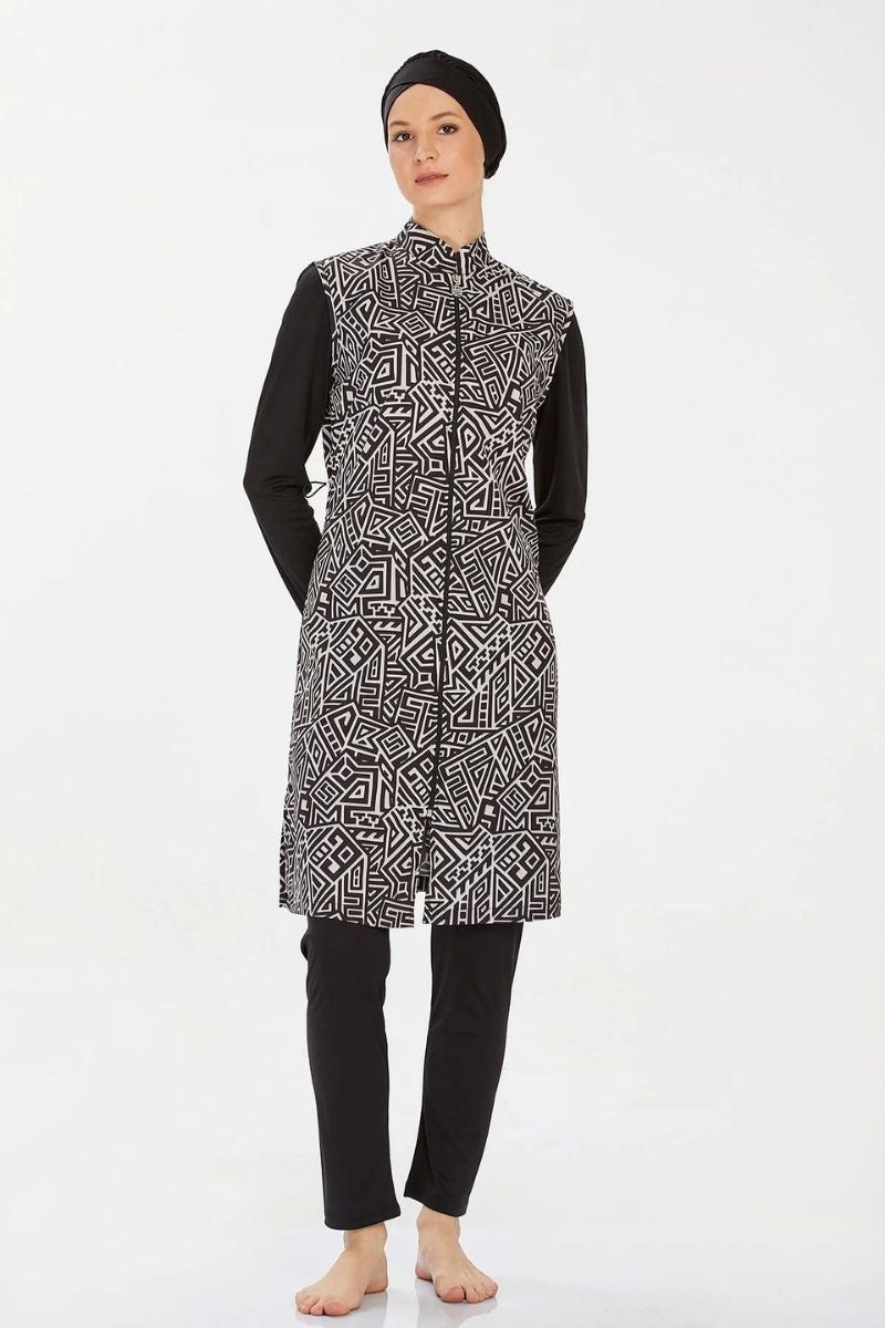 Rozamay Burkini Swimsuit- 9270-B  Voile