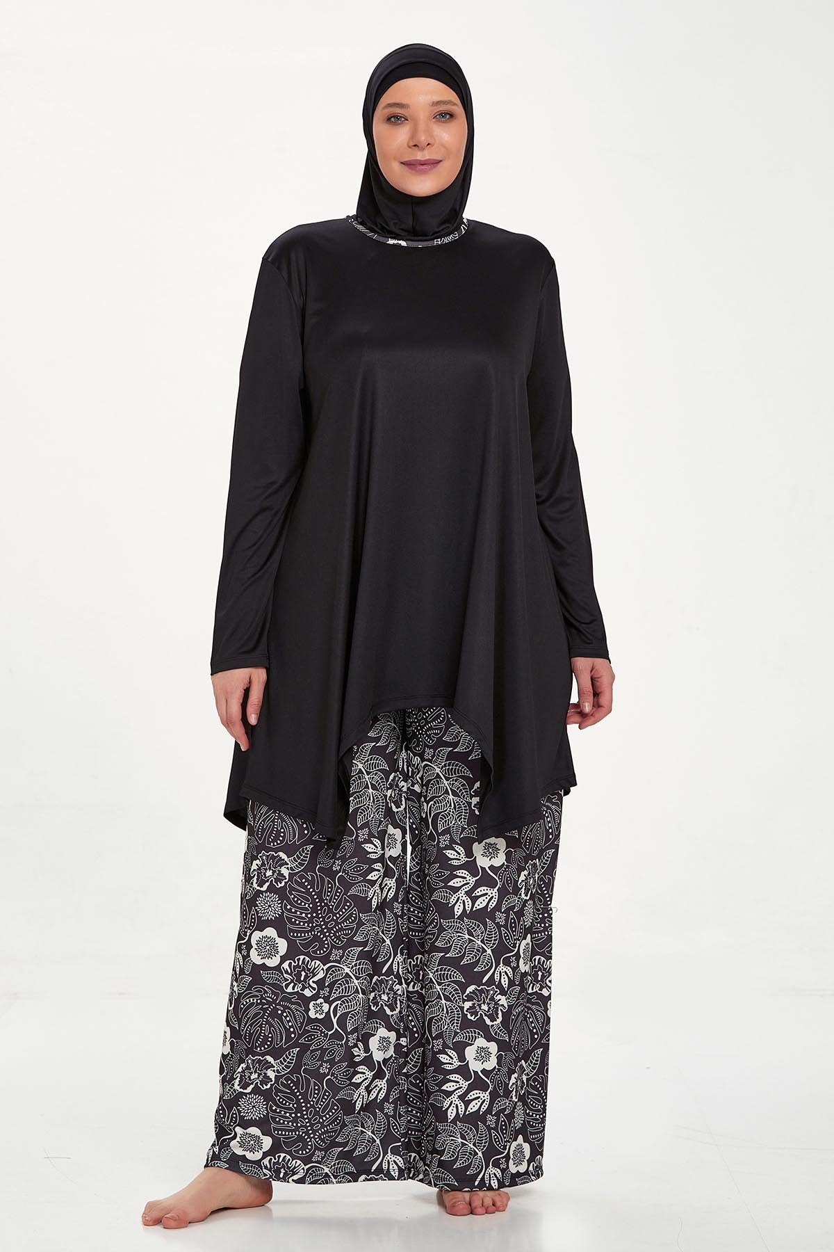 Rozamay Burkini Swimsuit- 9242-B  Voile