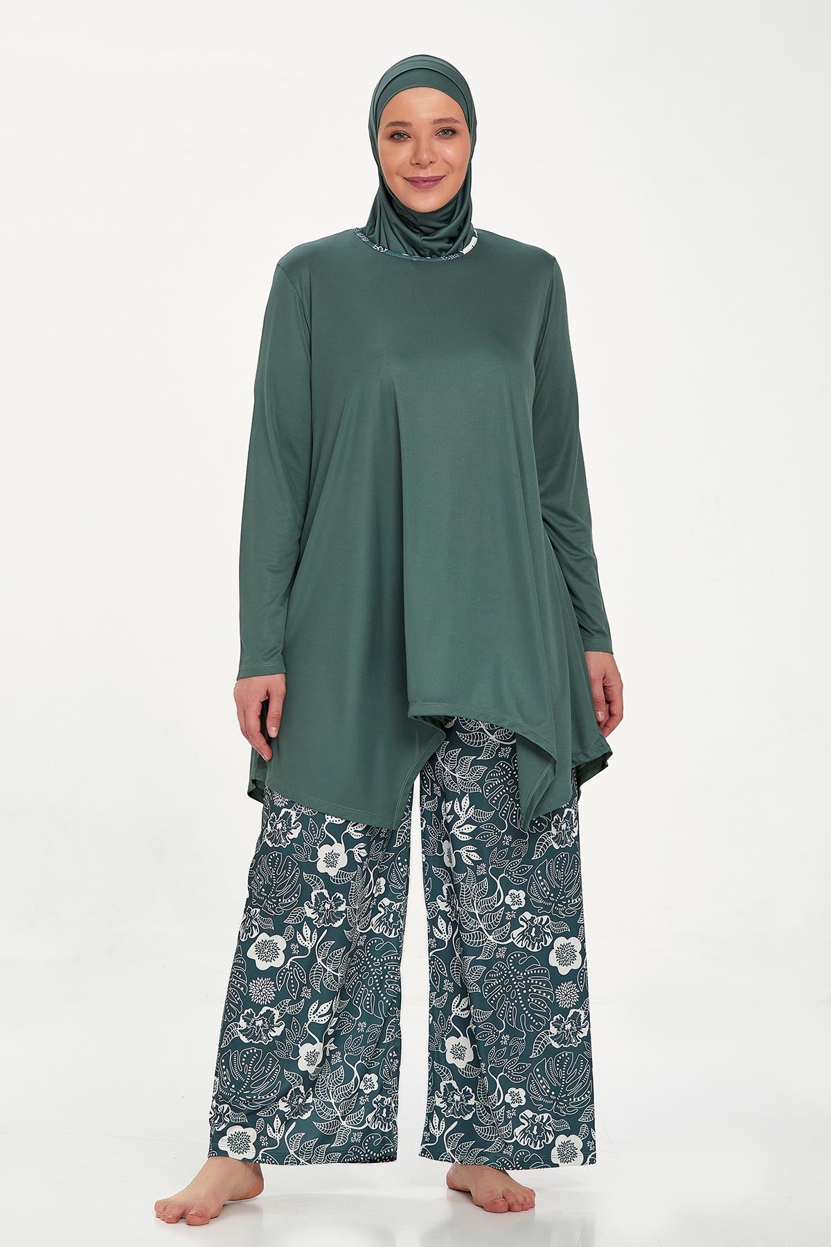 Rozamay Burkini Swimsuit- 9242-B  Voile