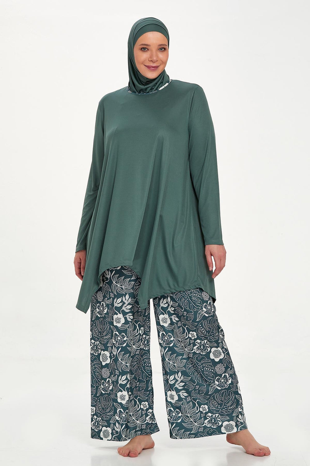 Rozamay Burkini Swimsuit- 9242-B  Voile