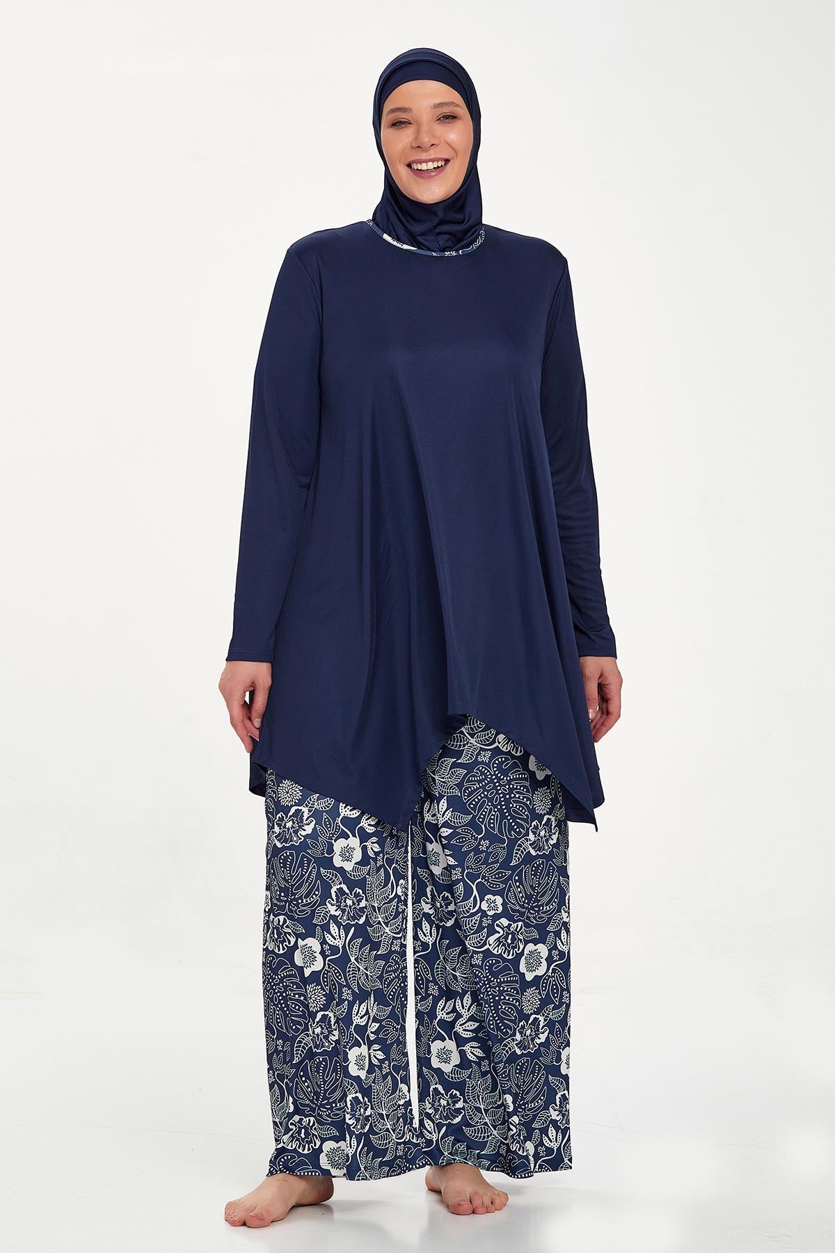 Rozamay Burkini Swimsuit- 9242-B  Voile