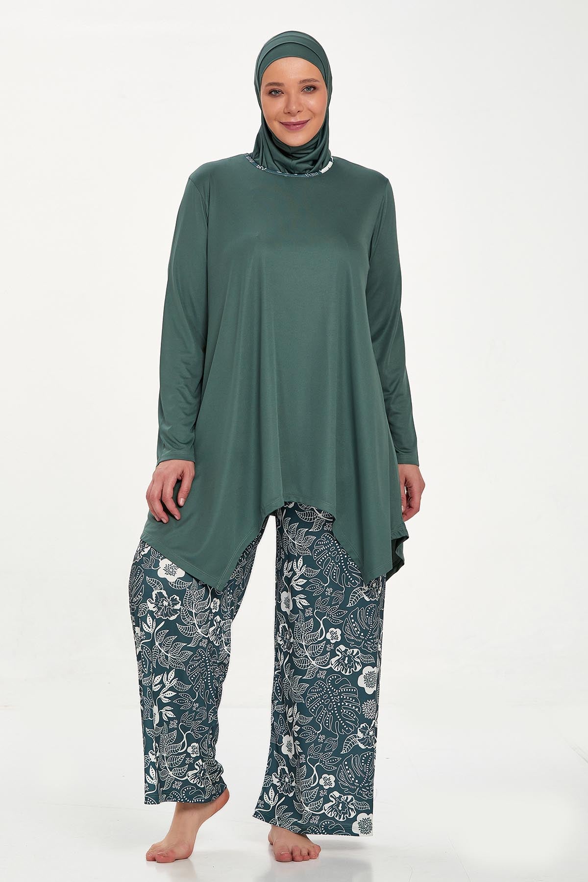 Rozamay Burkini Swimsuit- 9242-B  Voile