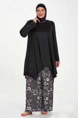 Rozamay Burkini Swimsuit- 9242-B  Voile