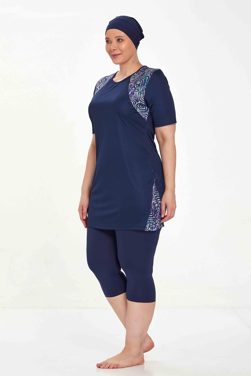 Rozamay Burkini Swimsuit- 9316-B  Voile