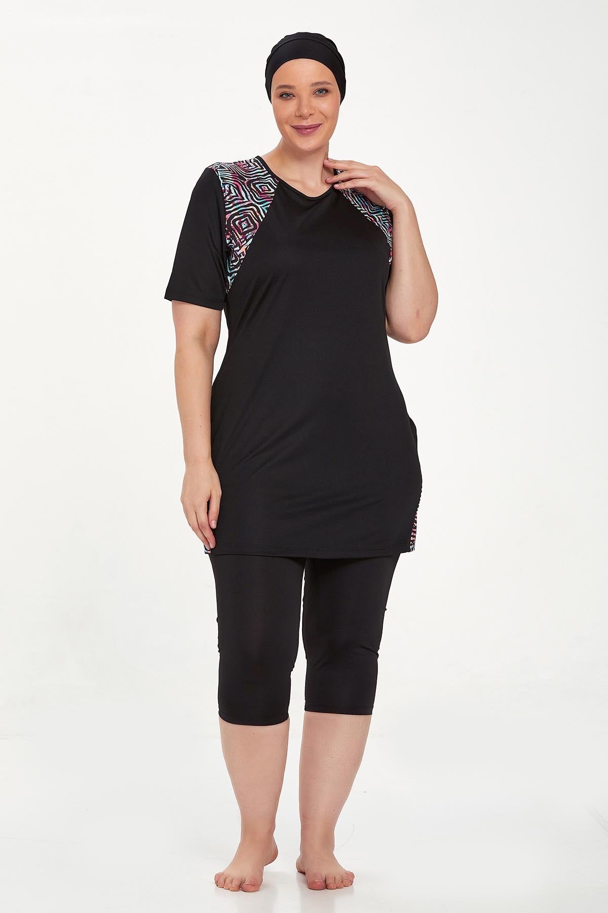 Rozamay Burkini Swimsuit- 9316-B  Voile