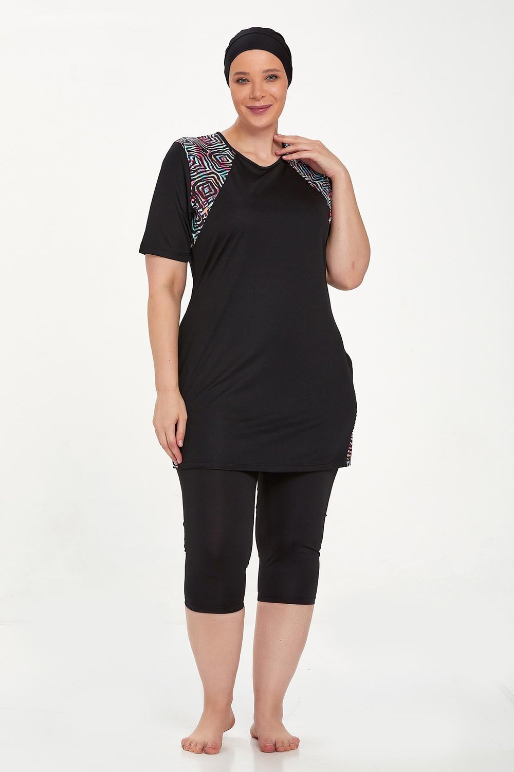 Rozamay Burkini Swimsuit- 9316-B  Voile