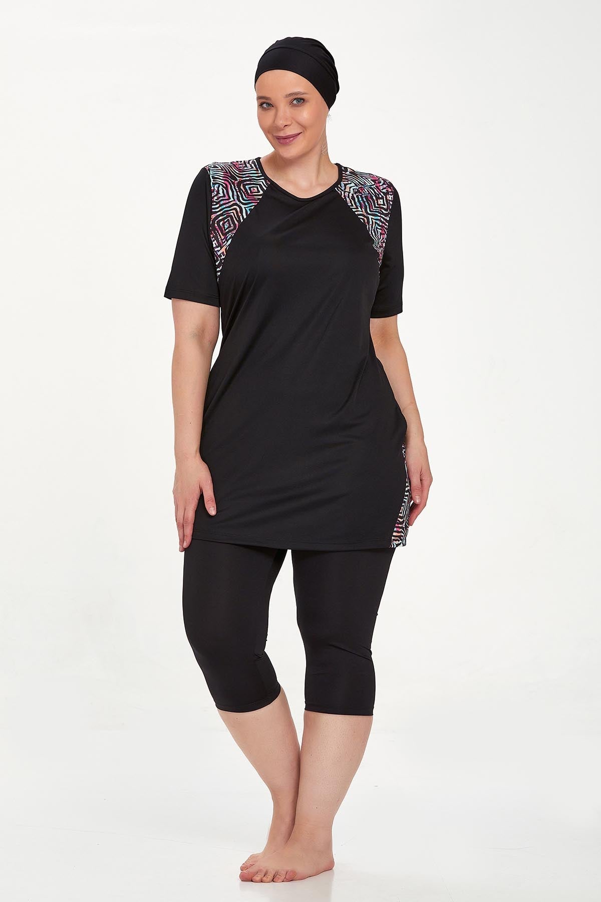 Rozamay Burkini Swimsuit- 9316-B  Voile