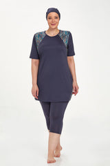 Rozamay Burkini Swimsuit- 9316-B  Voile