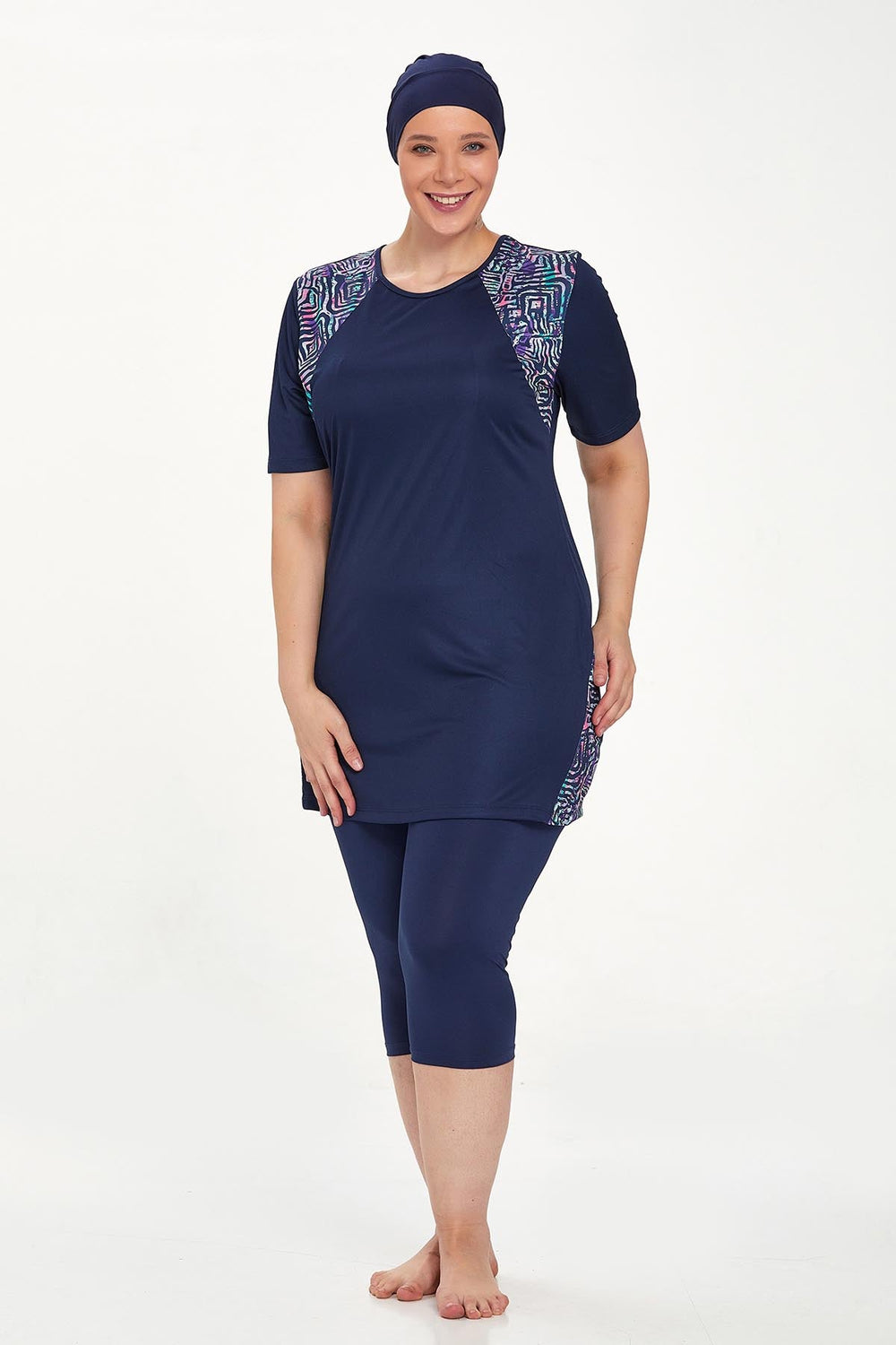 Rozamay Burkini Swimsuit- 9316-B  Voile