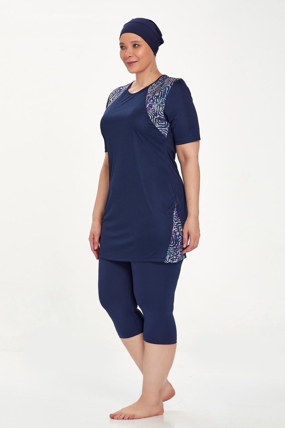 Rozamay Burkini Swimsuit- 9316-B  Voile