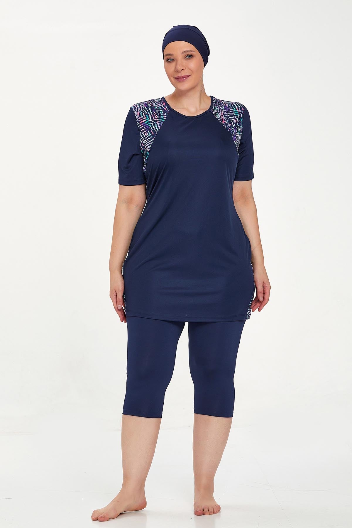 Rozamay Burkini Swimsuit- 9316-B  Voile