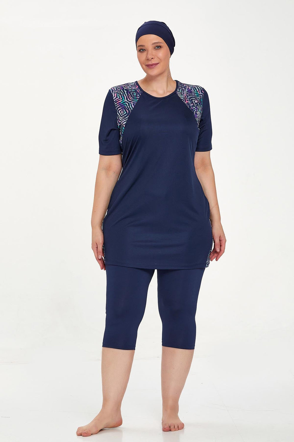 Rozamay Burkini Swimsuit- 9316-B  Voile