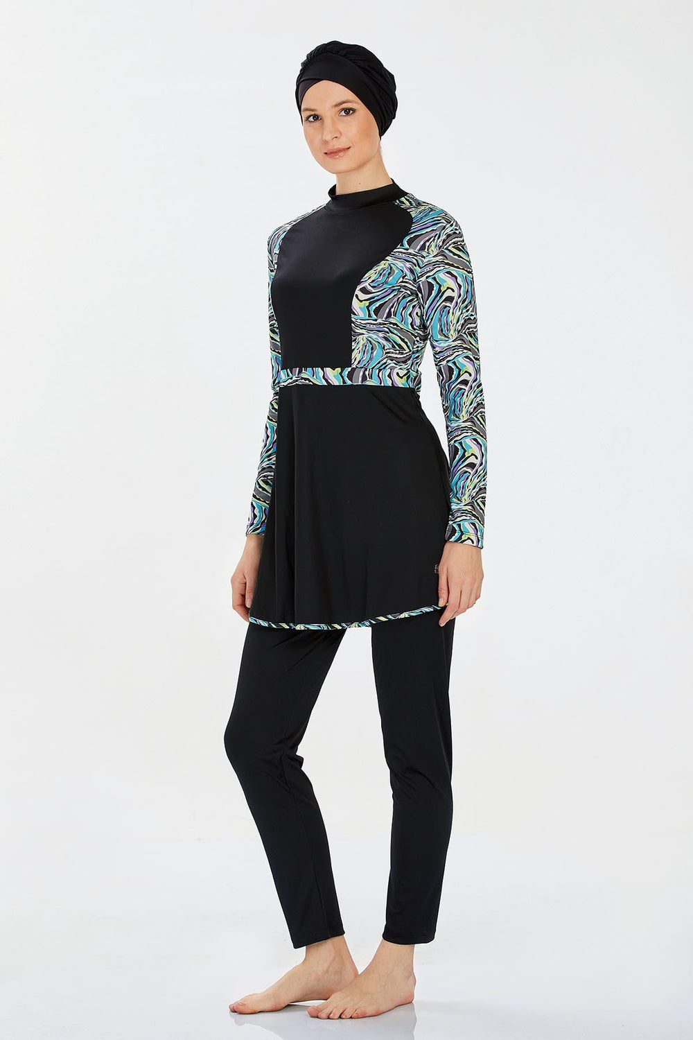 Rozamay Burkini Swimsuit- 9227  Voile