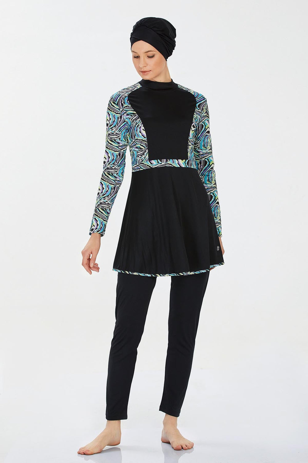 Rozamay Burkini Swimsuit- 9227  Voile