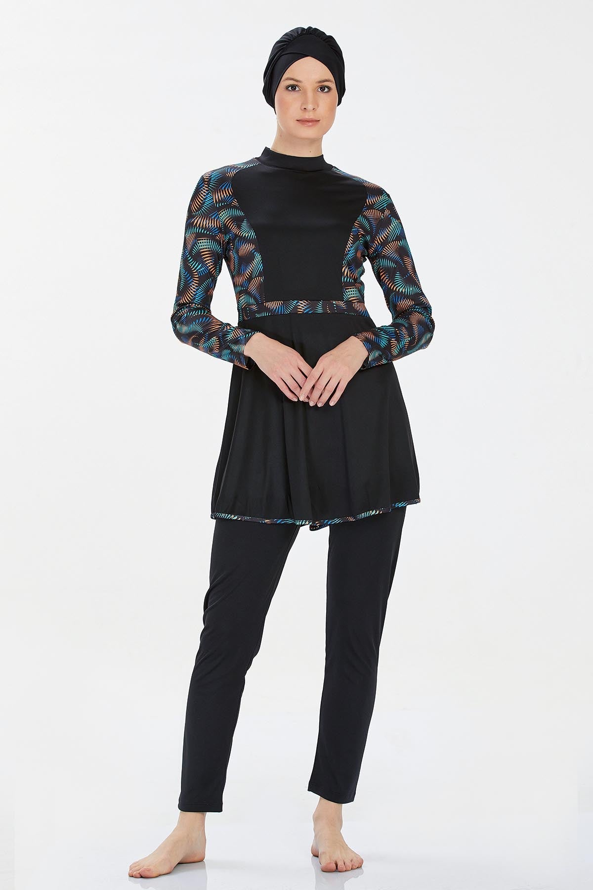 Rozamay Burkini Swimsuit- 9228  Voile