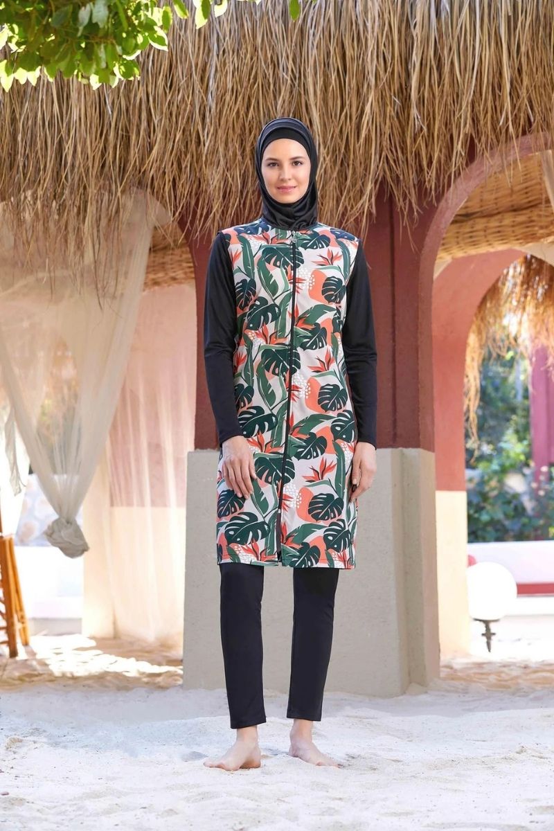 Rozamay Burkini Swimsuit-9257  Voile